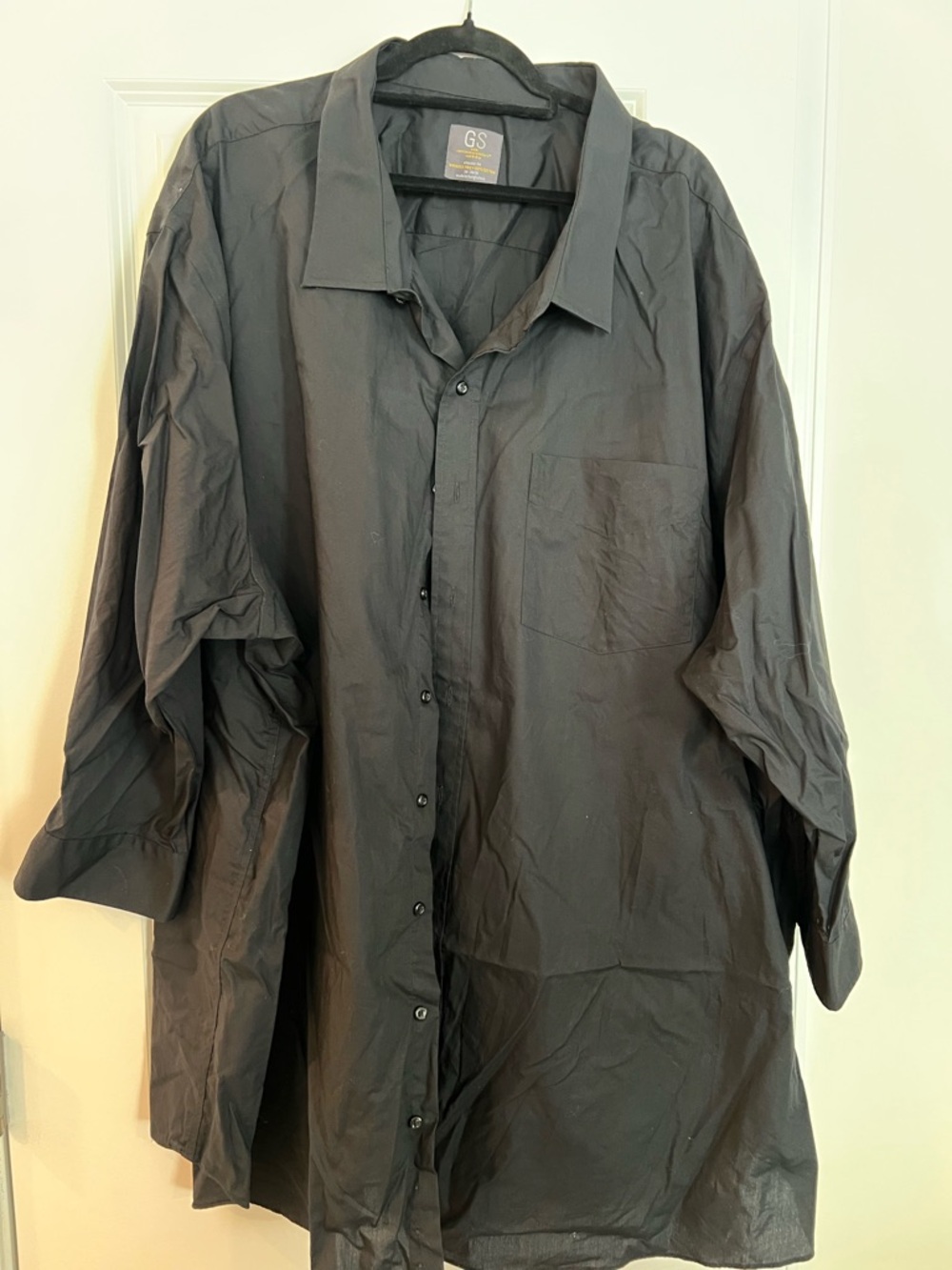 GS Black Men's Dress Shirt - Classic Button-Up